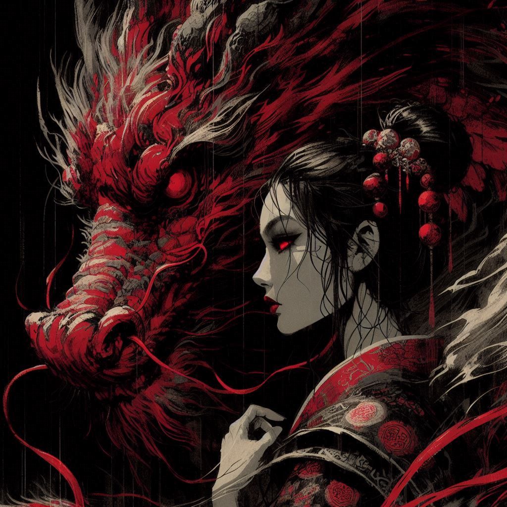 Mulan and her dragon