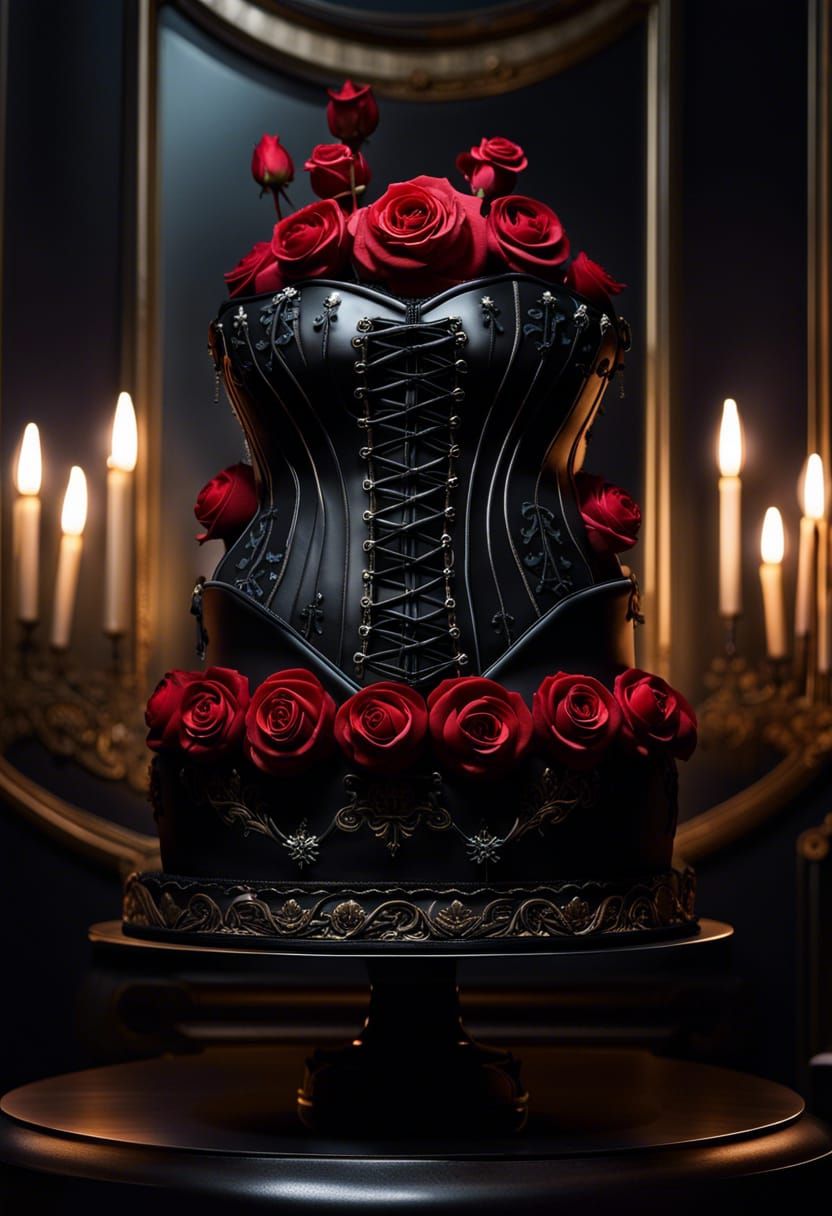 3D Corset Cake | Baked by Nataleen
