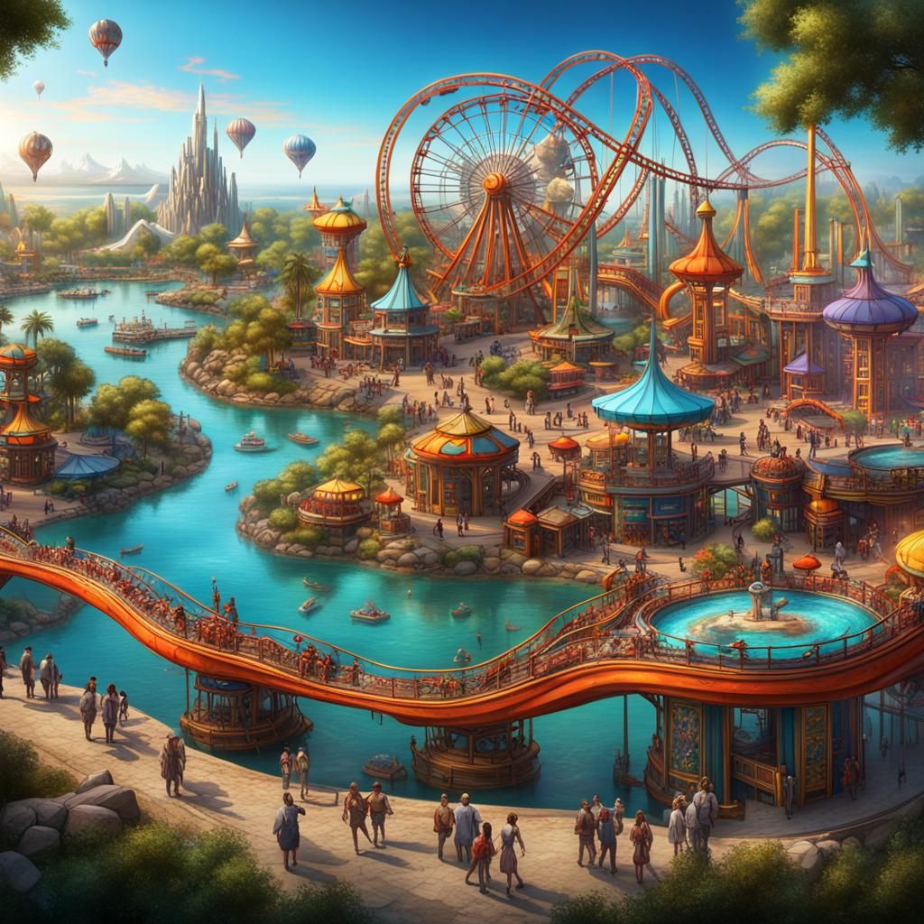 dream land amusement park!  by @Aliza A