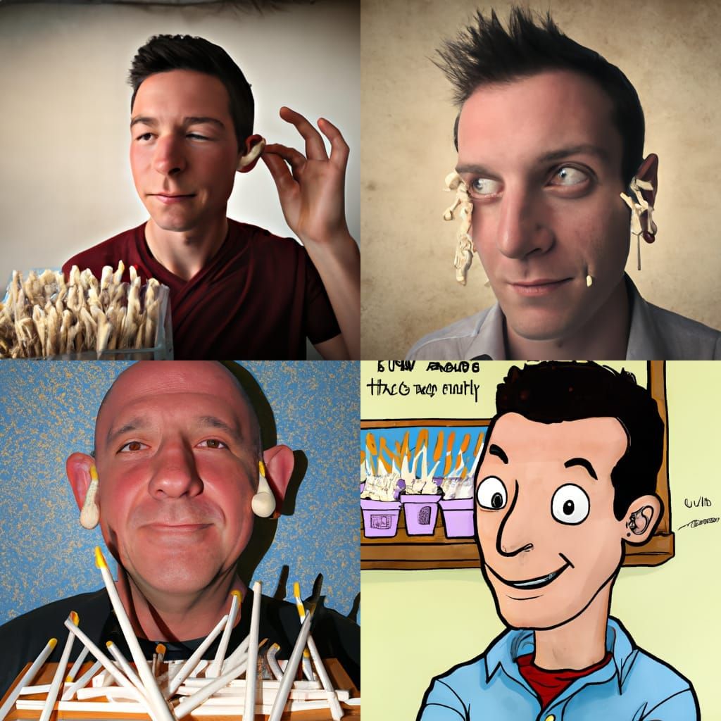 Steven and his collection of earwax