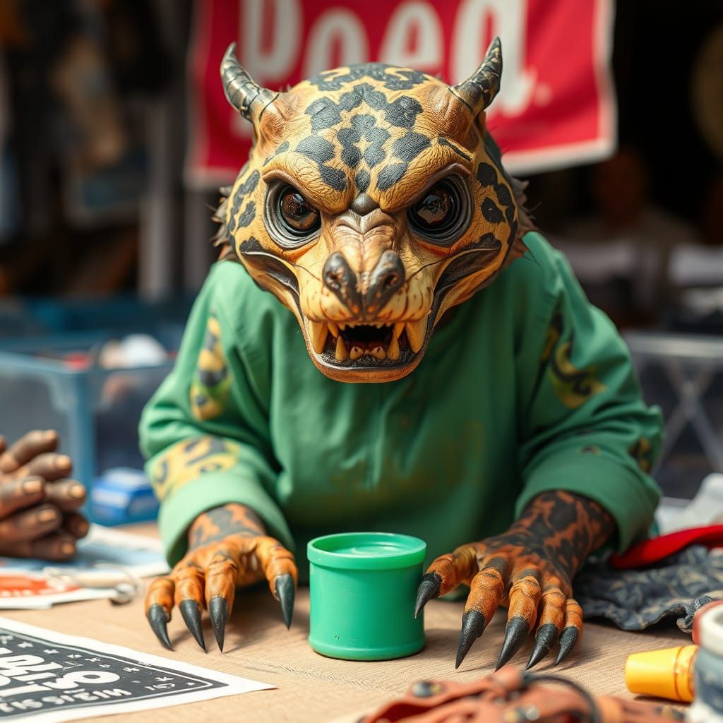 Opportunistic Predator at the Flea Market