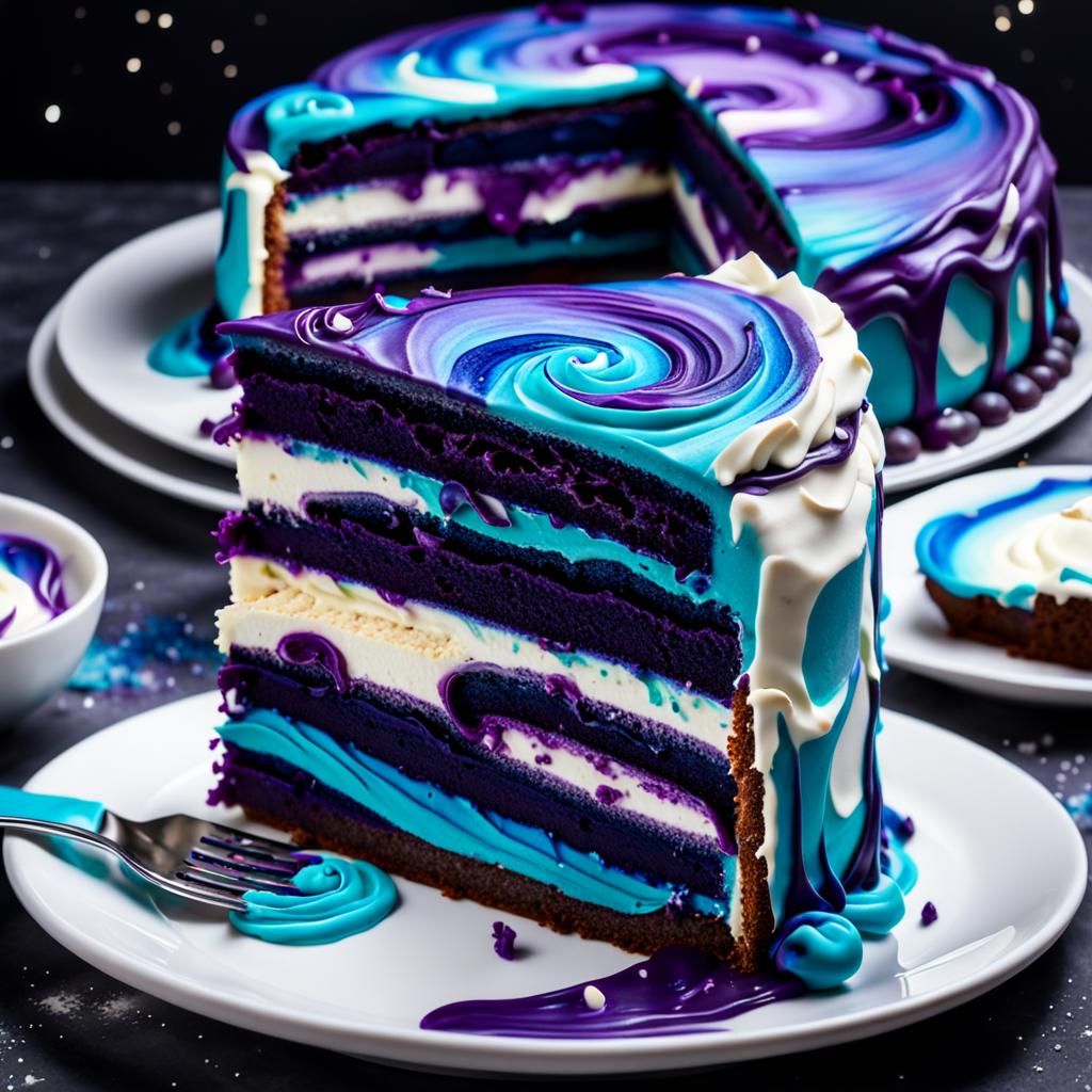 Galaxy cake