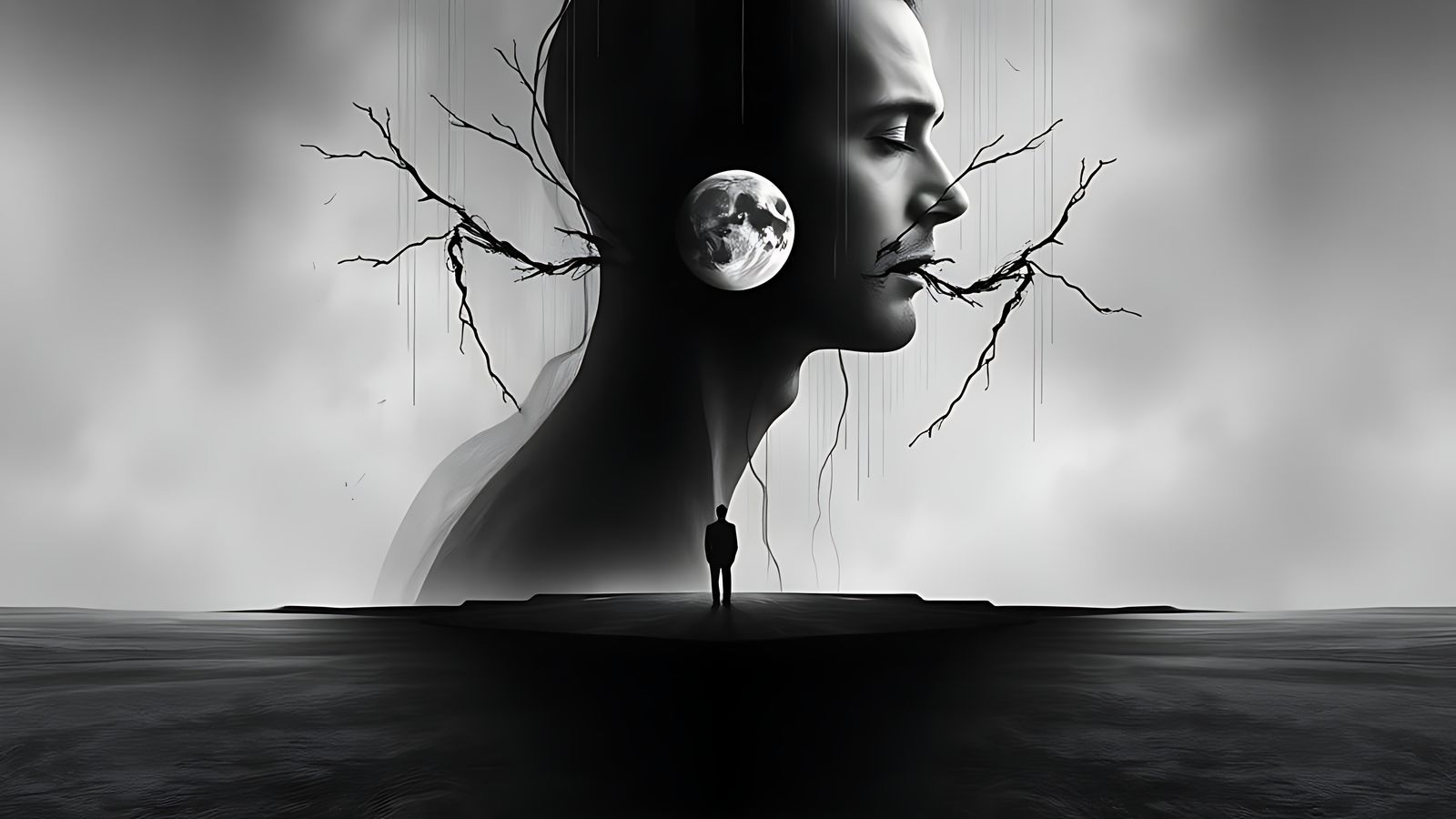 Listening to the falling tears of Mother Earth . . . (abstract studies)