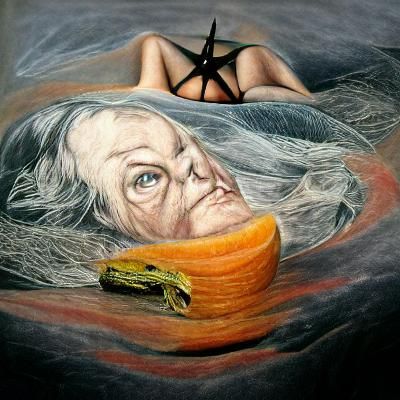 William Blake hyperrealism Witch