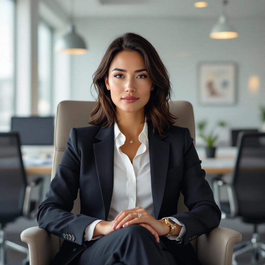 Professional Portrait in Modern Office