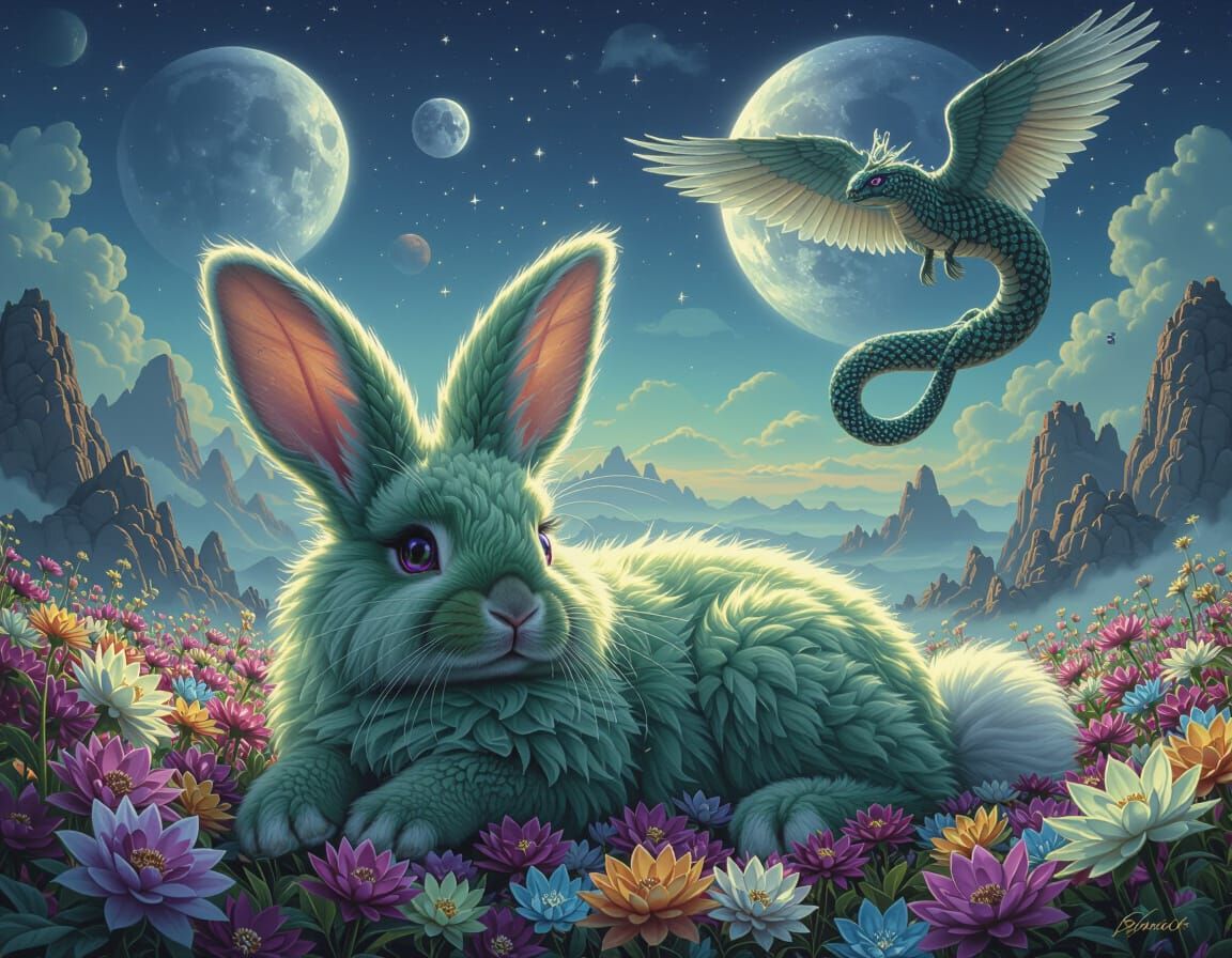 Alternate life... gigantic rabbit 