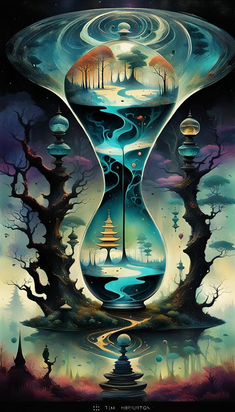 Distorted Hourglass  by @proofman