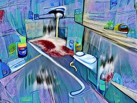 Well, I tumble outta bed and stumble to the kitchen
Pour mys...