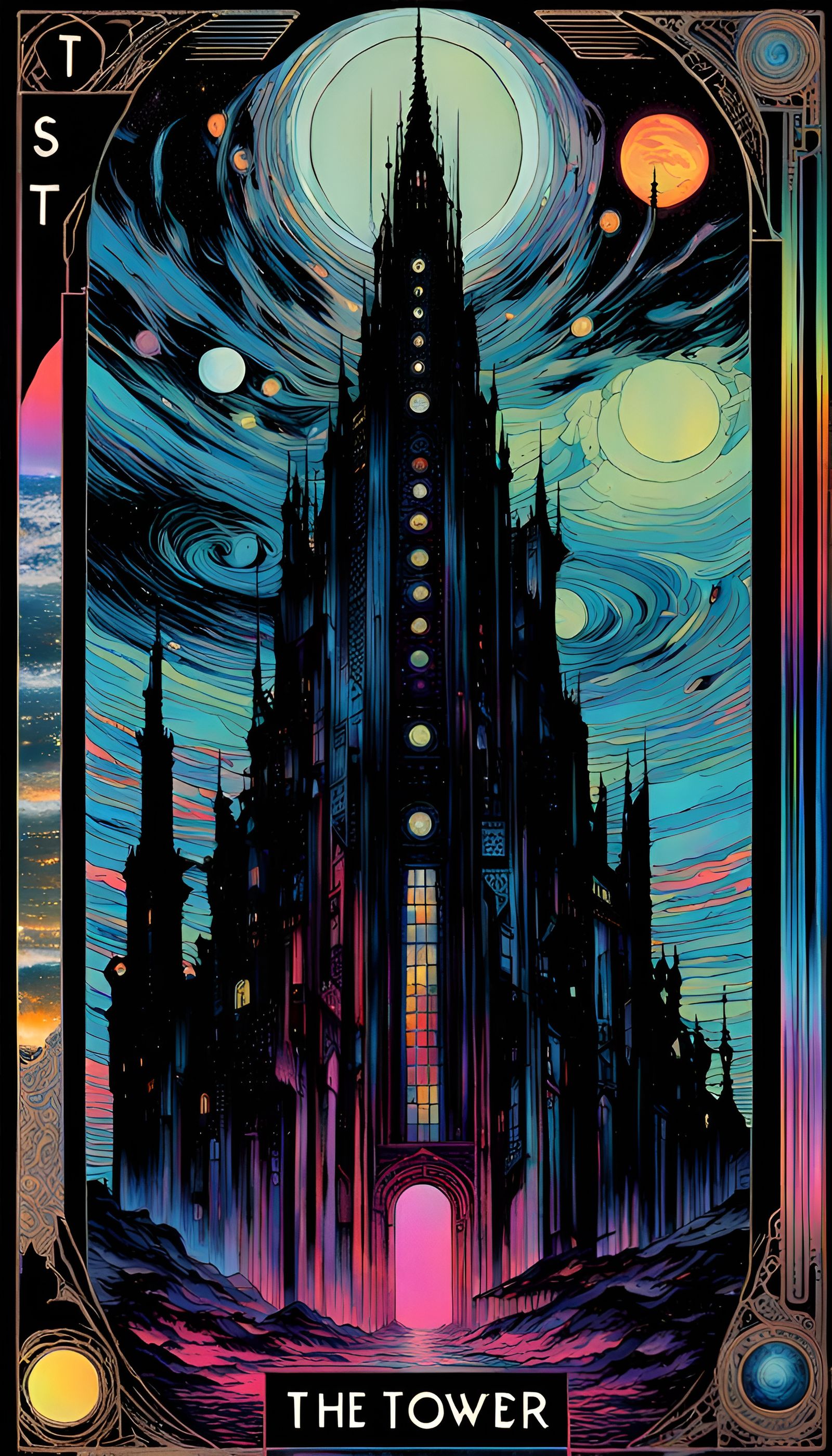 The Tower  by @rufusdinosaur