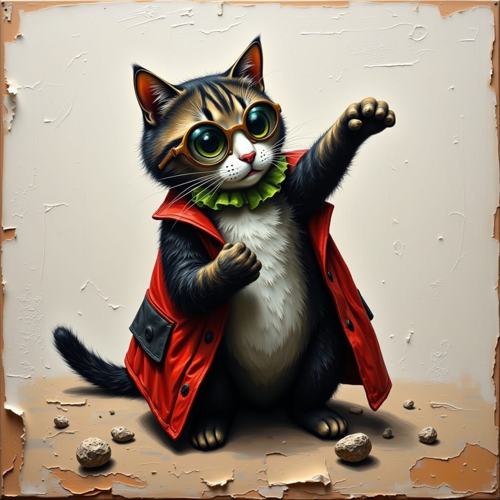 A cat <lora:Contexture Moody:1.0>