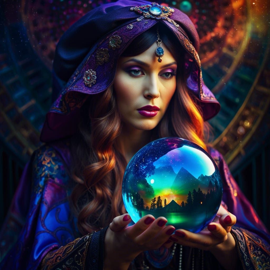 Fortune Teller AI Generated Artwork NightCafe Creator