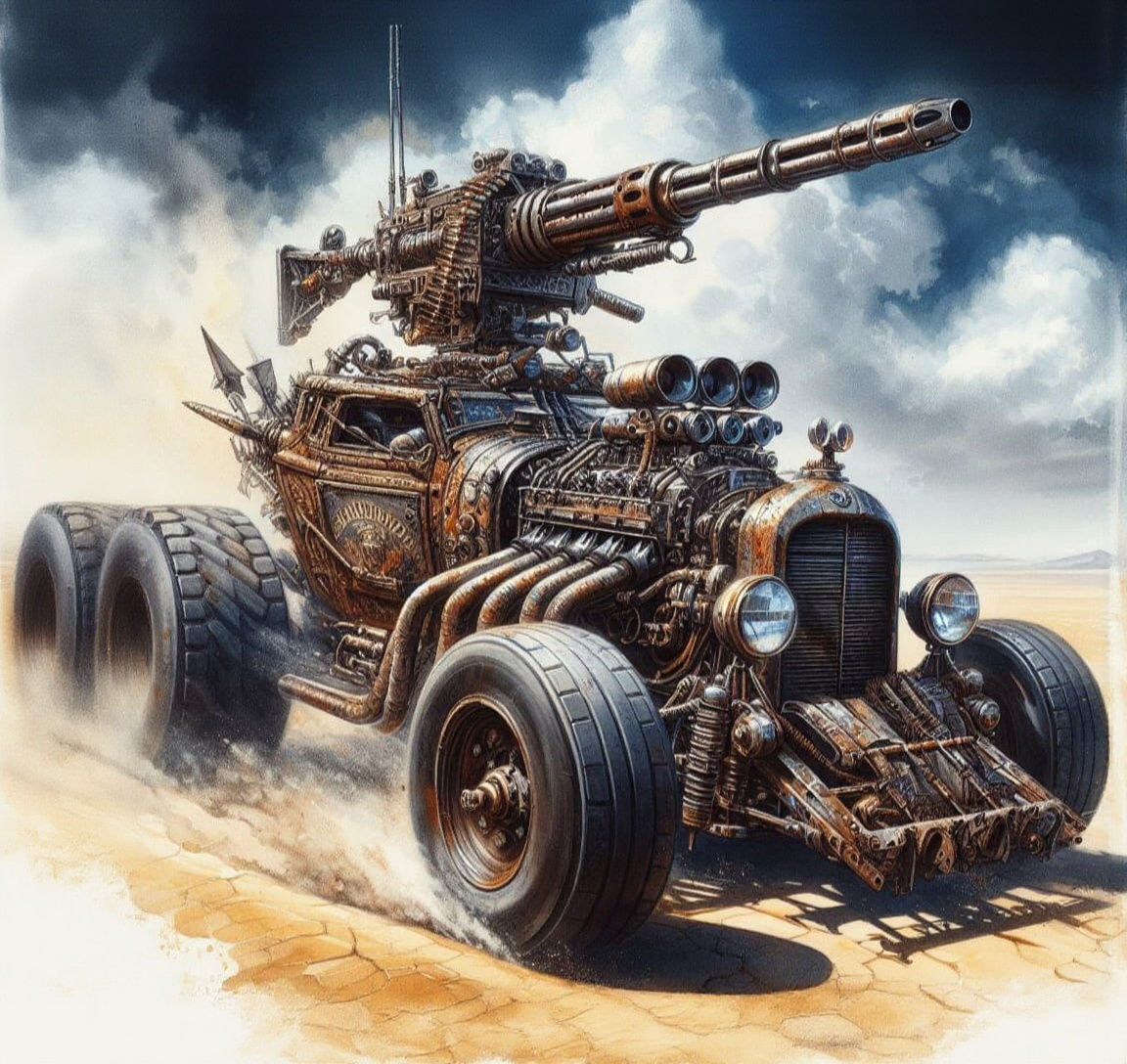 Post apocalypse killer car