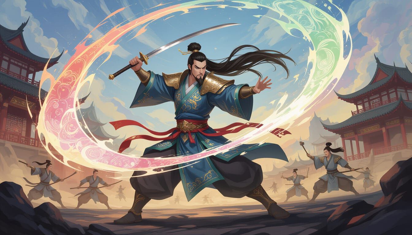 Jiang Ziya Wields Power in Epic Battle