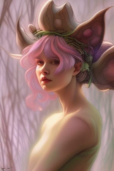 Pastel Mushroom Pixie #1