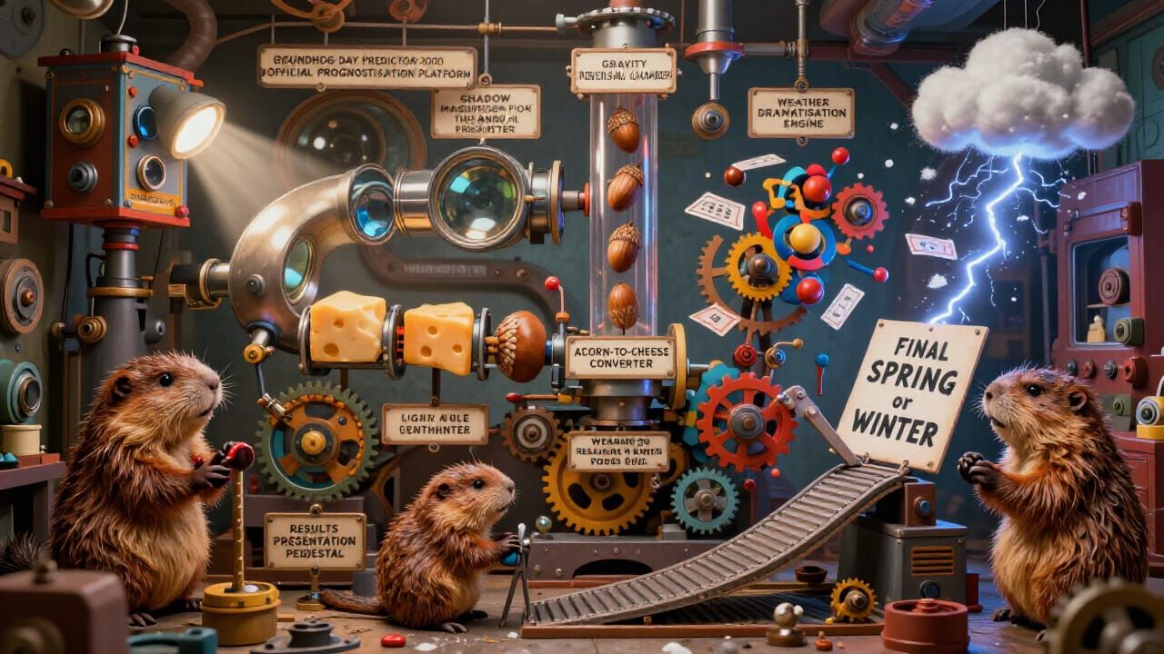 GROUNDHOG DAY PREDICTOR 2000 —
OFFICIAL PROGNOSTICATION PLATFORM  by @Kalpine