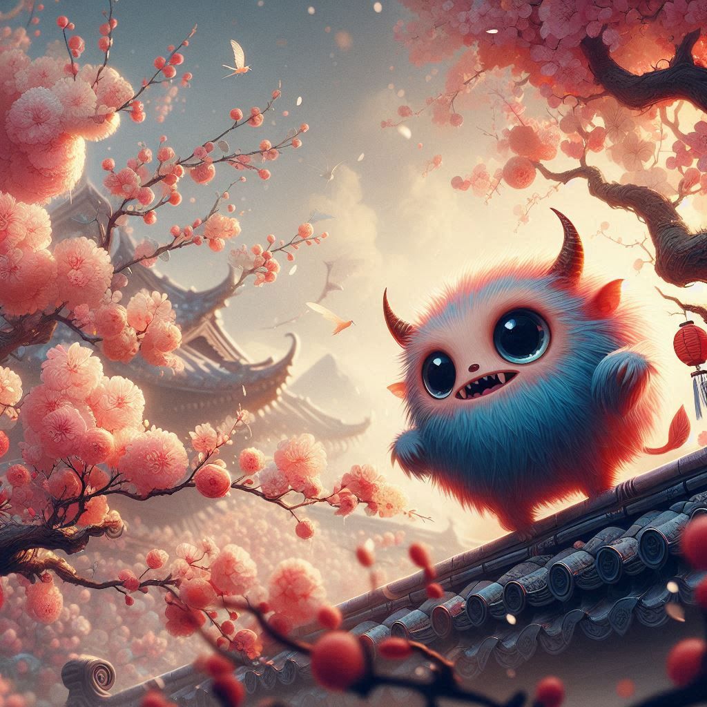 adorable fairy-tale fantasy creature portrait..