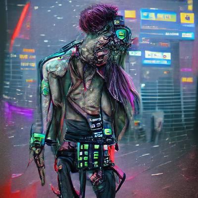 cyberpunk zombie