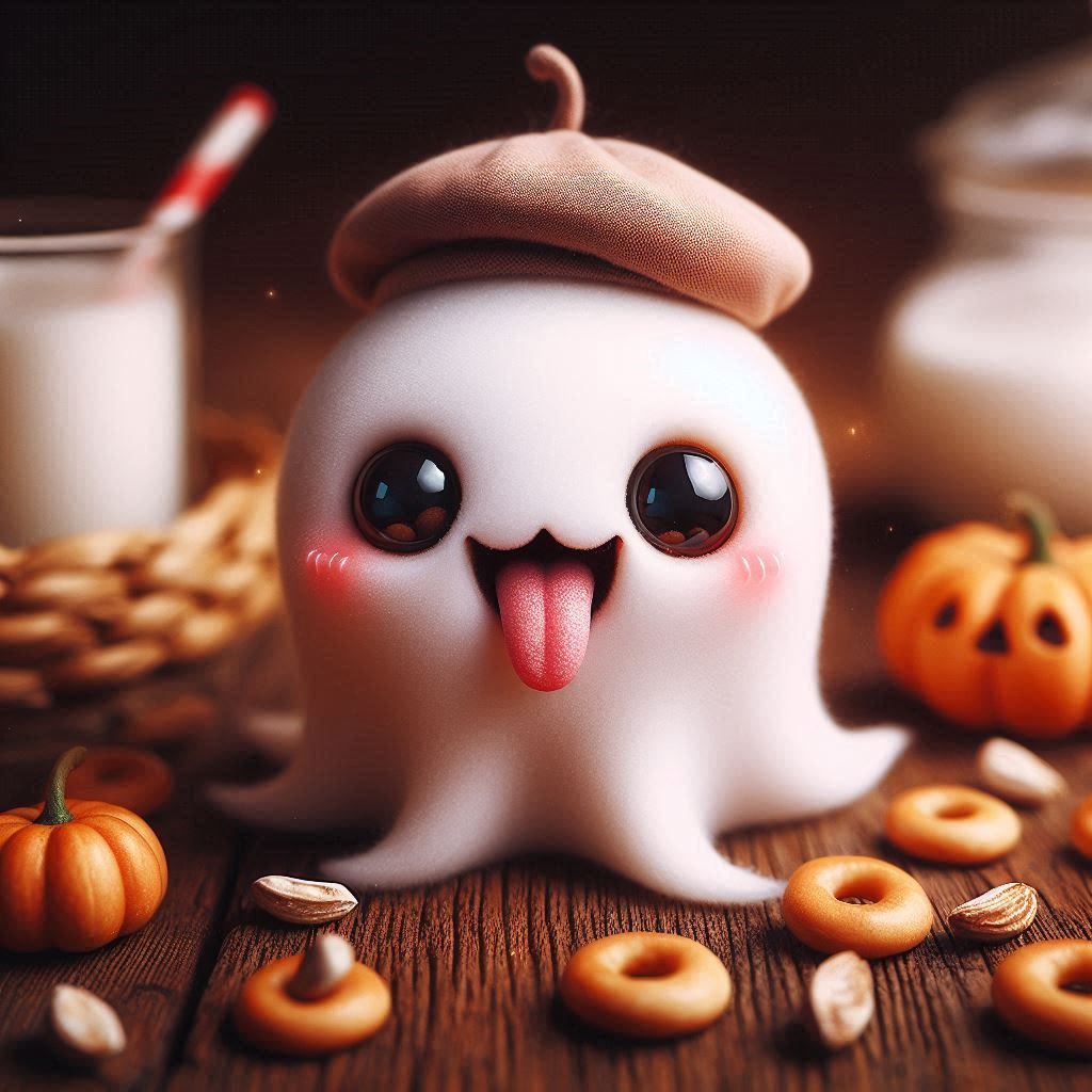 Silly Ghostie  by @Beep