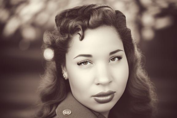 "Annabelle" - Vintage/40s Inspired/Portrait Art