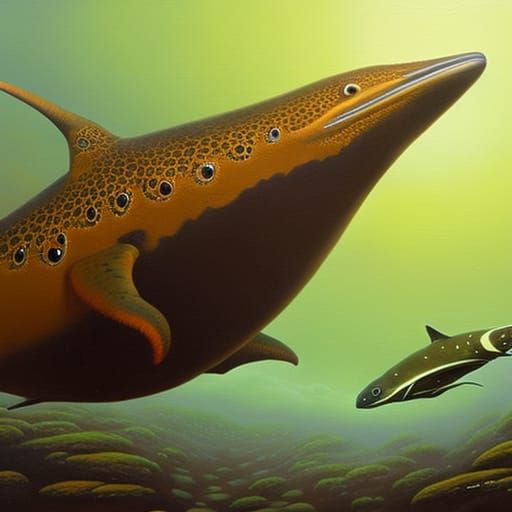 Extraterrestrial Nudibrach Megafauna