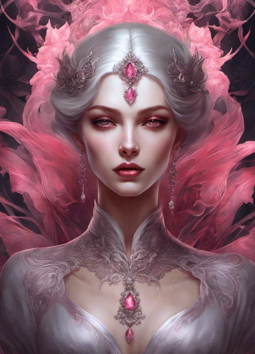 Mistress Of Pink Shadows Ai Generated Artwork Nightcafe Creator 8775