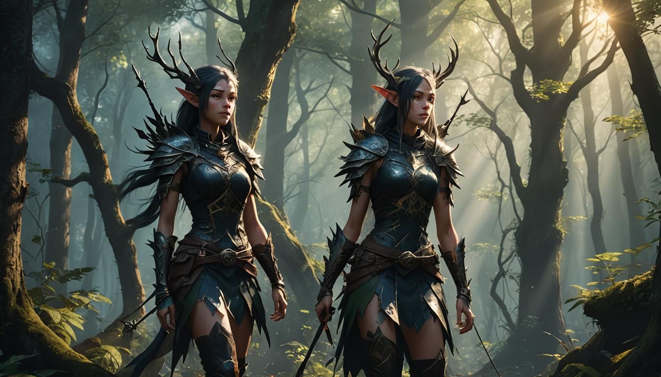 wood elves hunter