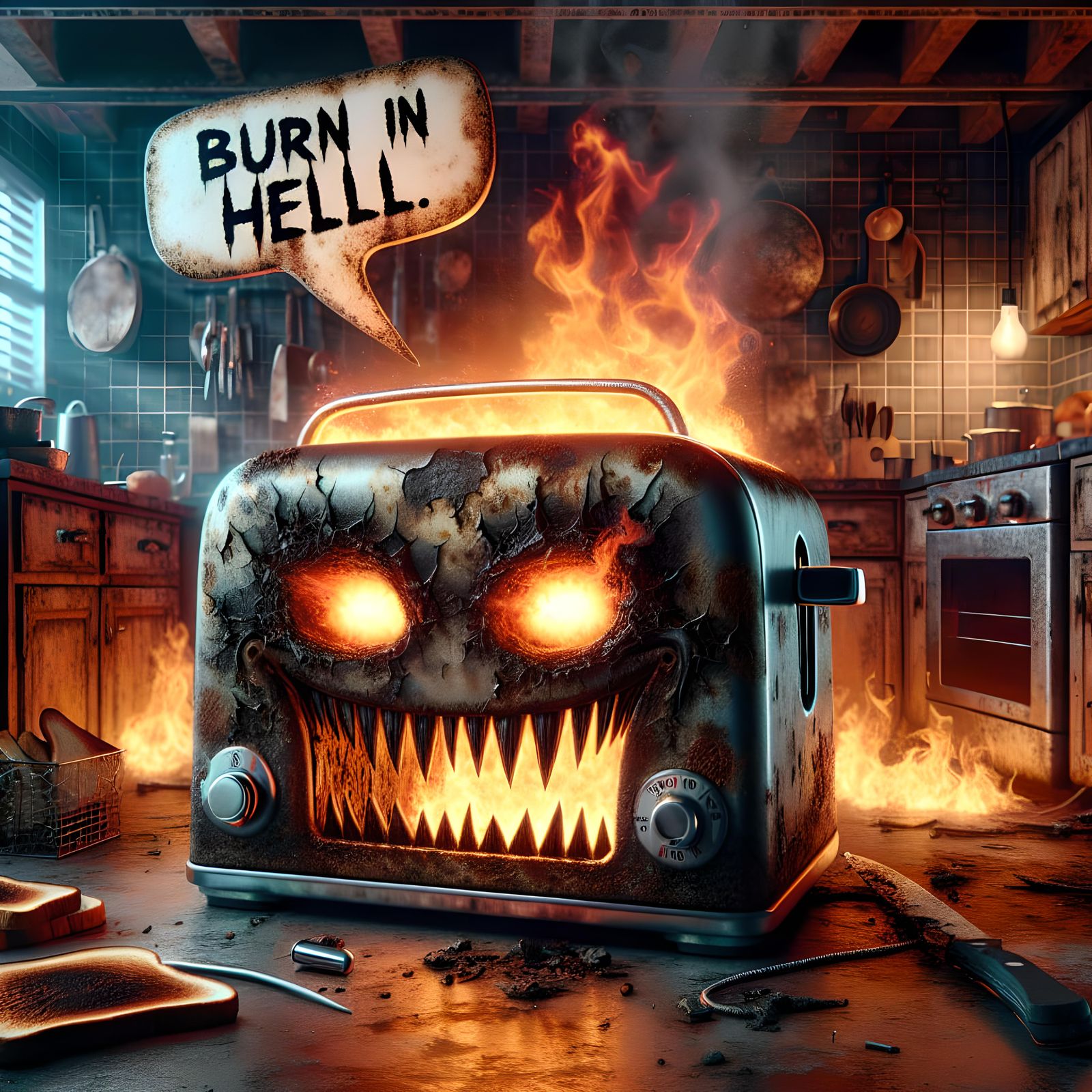 Fiery Chatter Box 🔥  by @new2ai