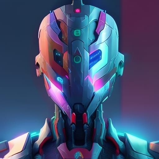 valorant game character kay/o futuristic robot art - AI Generated ...