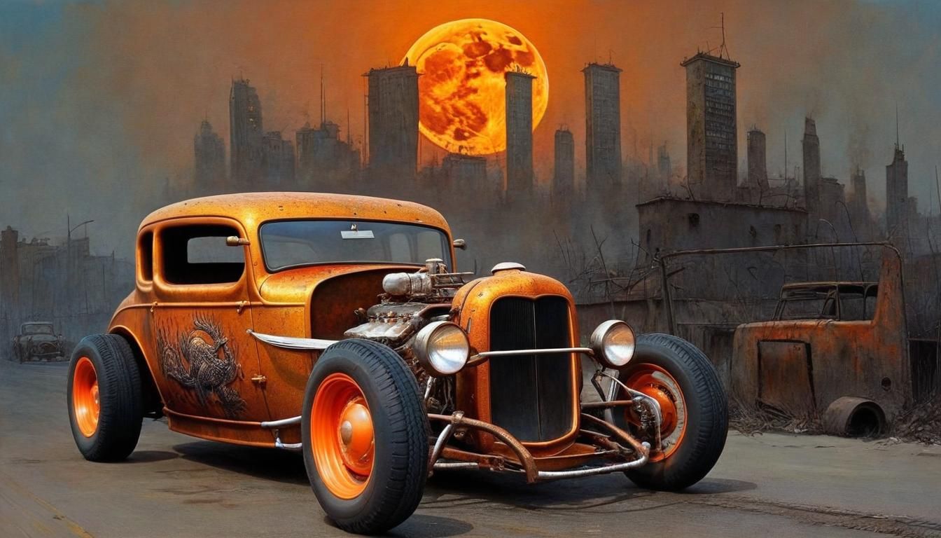 1932 rat rod, lowrider