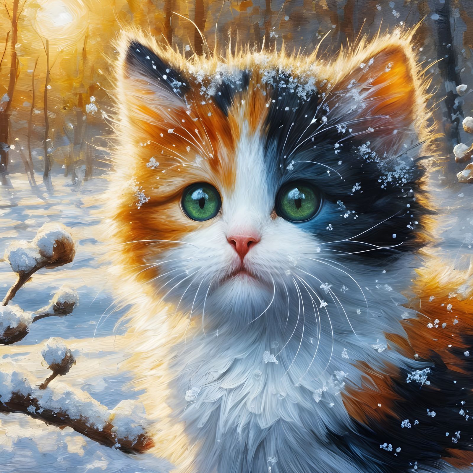 winter  by @frogfairy