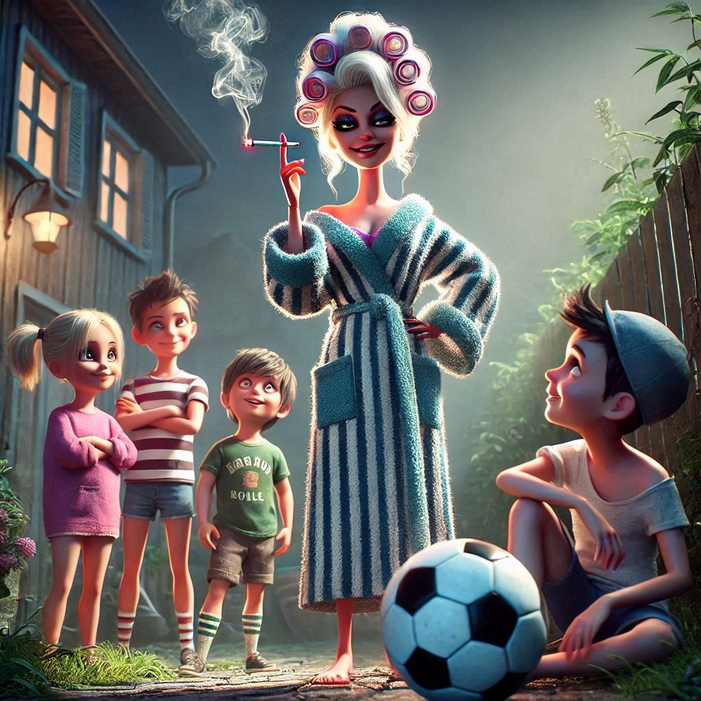 “Mom and Dad asked us to avoid the neighbor, but she’s really nice!”