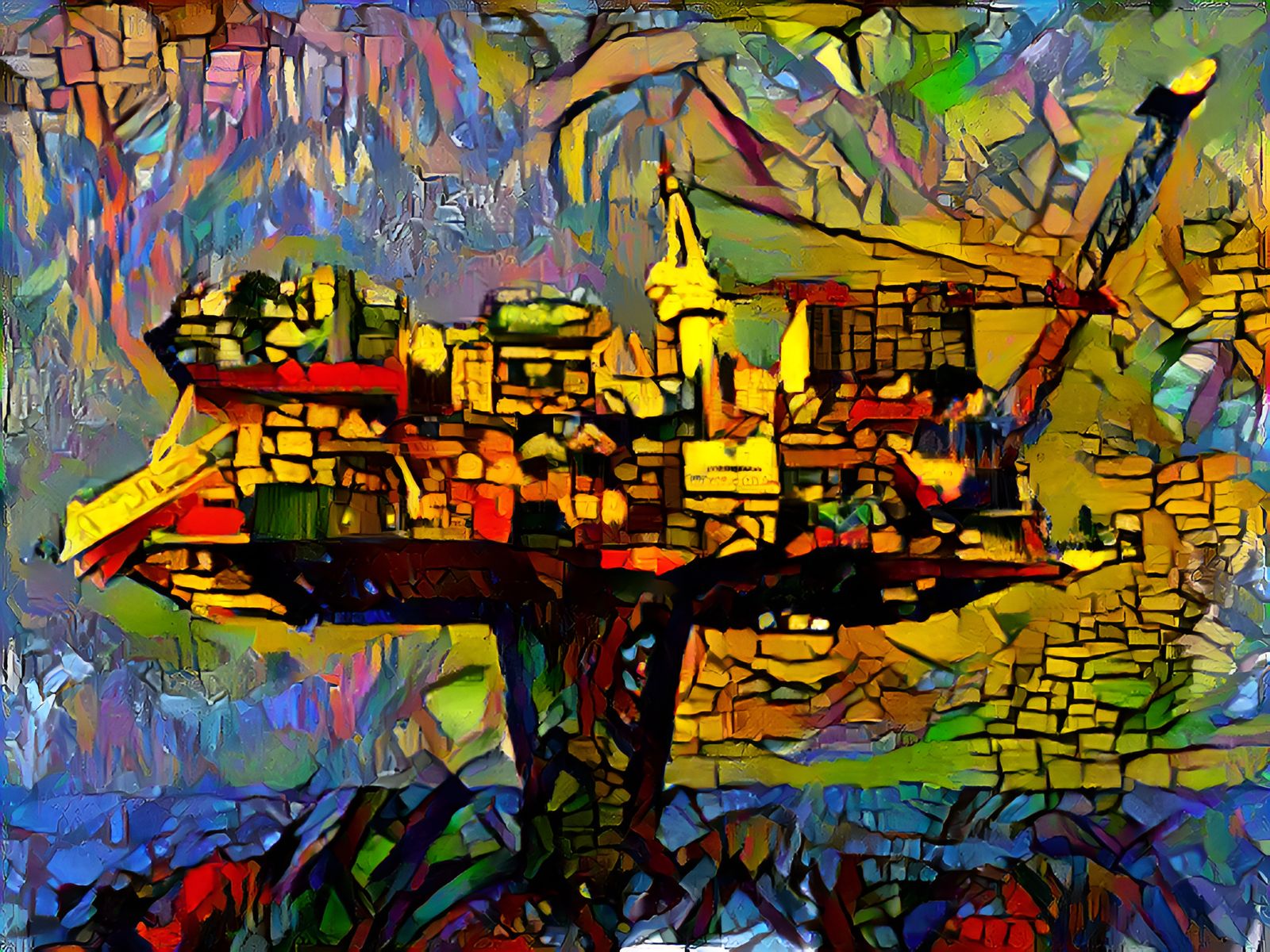 The oil rig