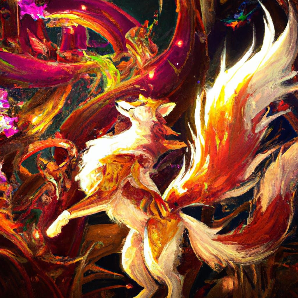 The while two-tailed fox false