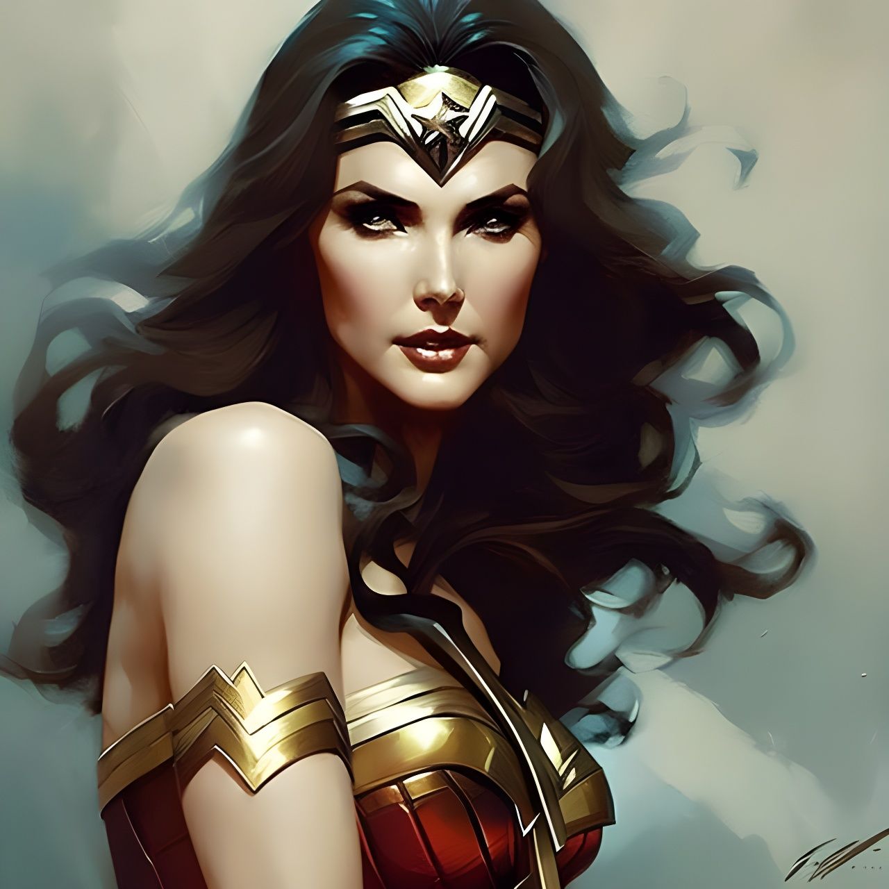 Wonder Woman - Ai Generated Artwork - Nightcafe Creator