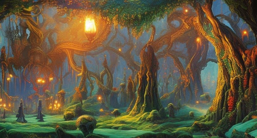 Enchanted fairy forest 🧚🏼 - AI Generated Artwork - NightCafe Creator