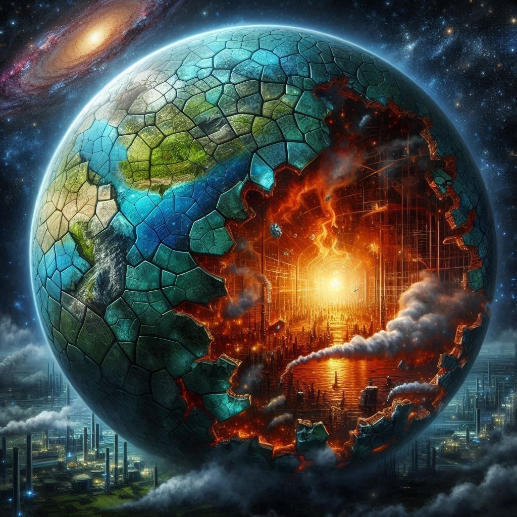 Eaten away from the inside by pollution