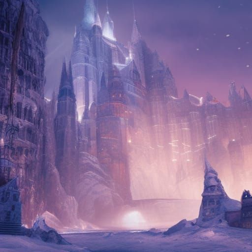 ice city AI Generated Artwork NightCafe Creator