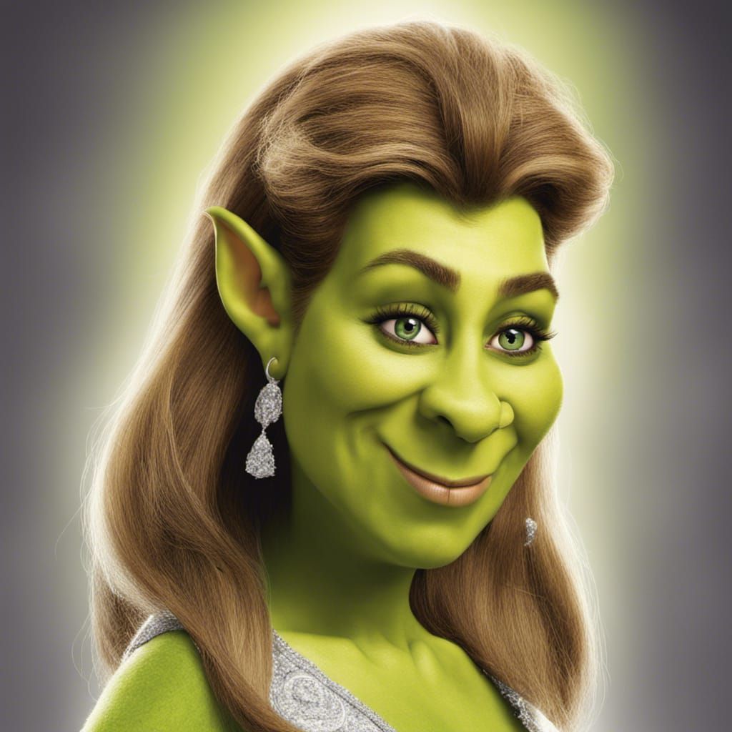 Shrek played by Céline Dion