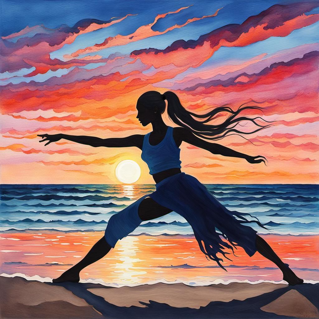 Yoga On The Beach