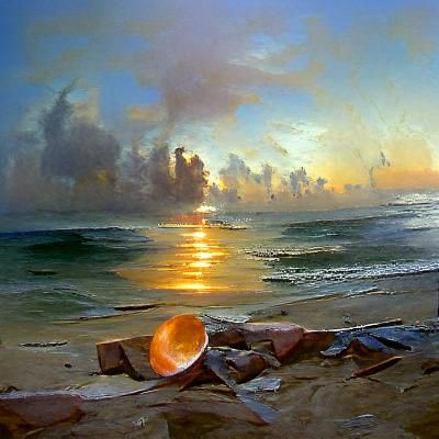The sun fell