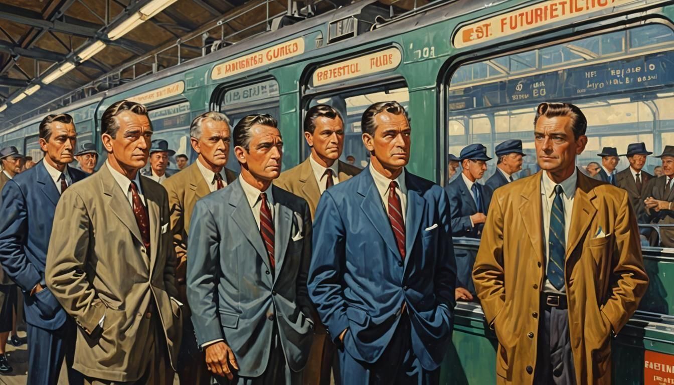 Waiting at the Train Station