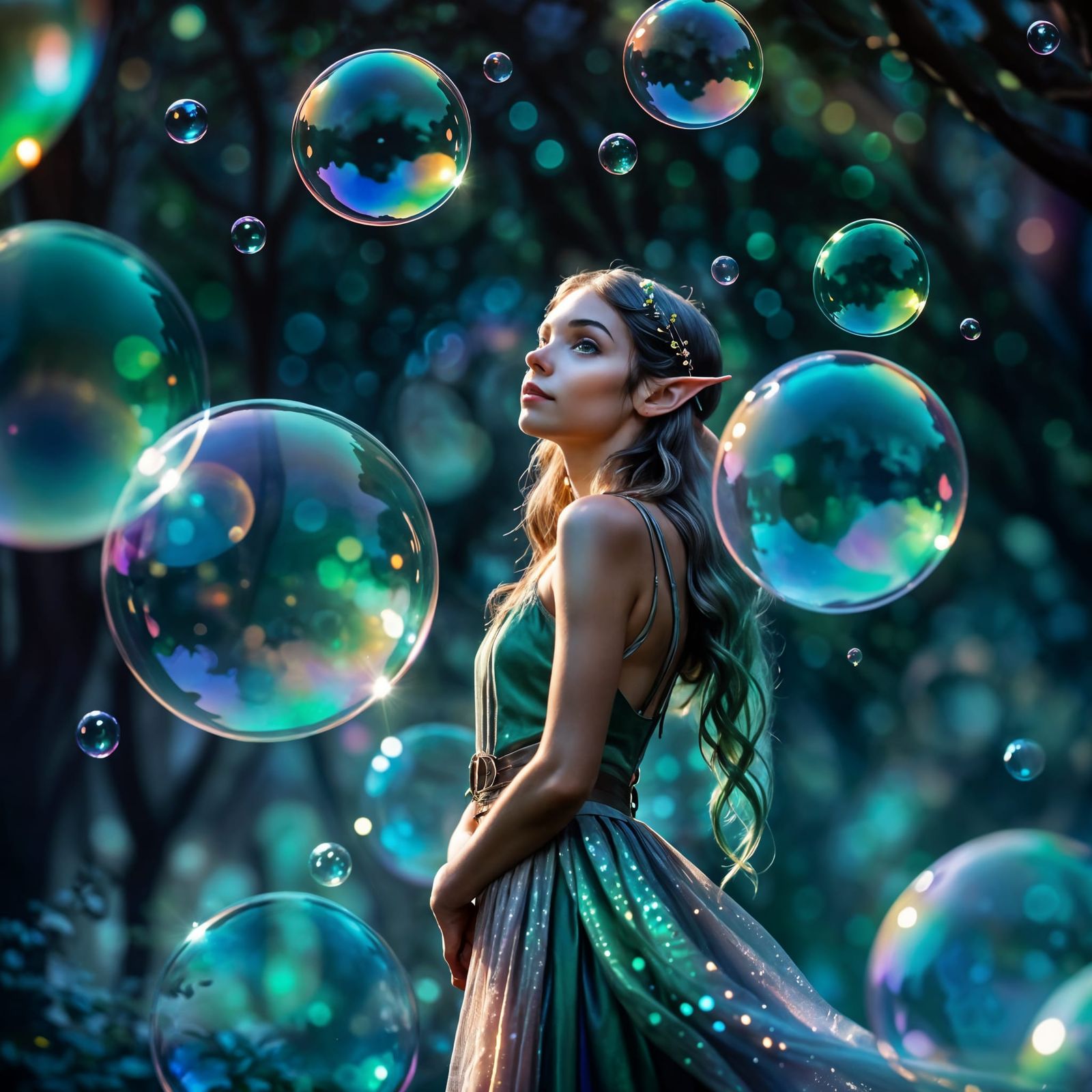 Bubbles Night  by @MoMoMat