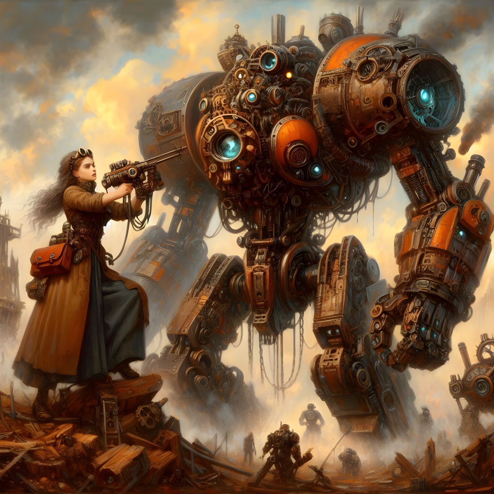 Steampunk Battle Bot #3