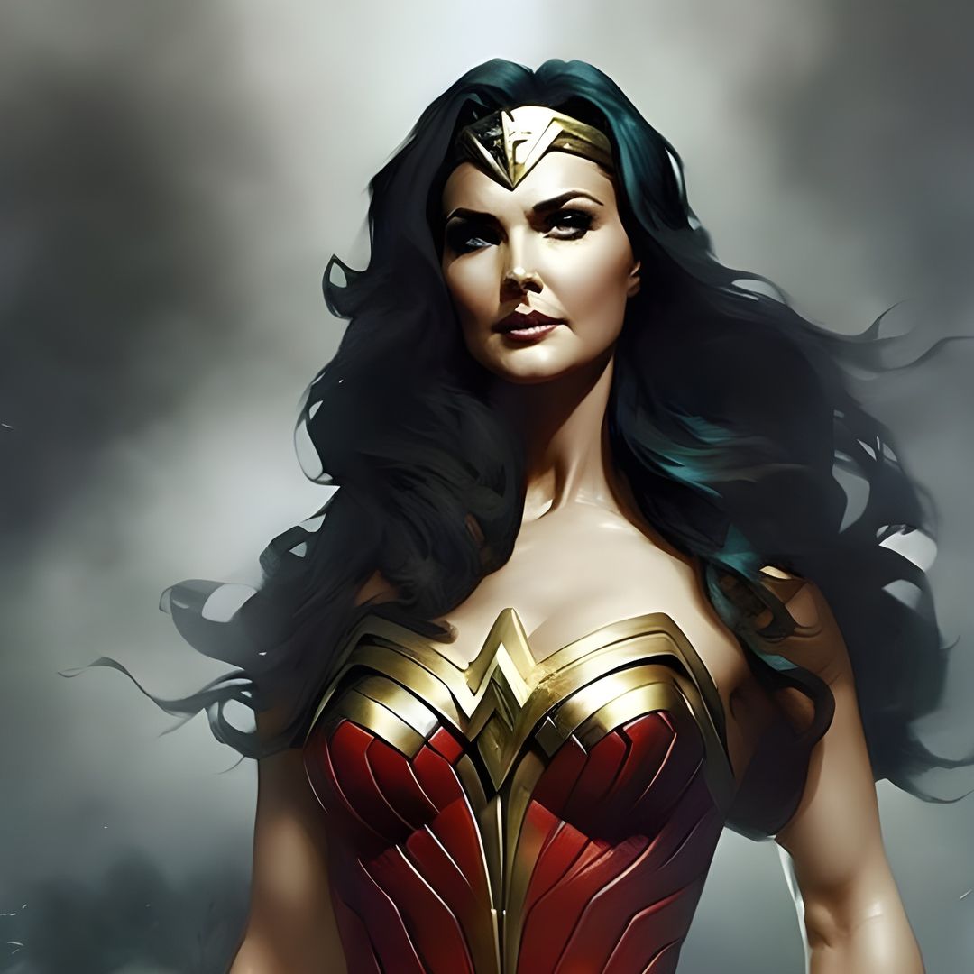 Lynda Carter as Wonder Woman - AI Generated Artwork - NightCafe Creator