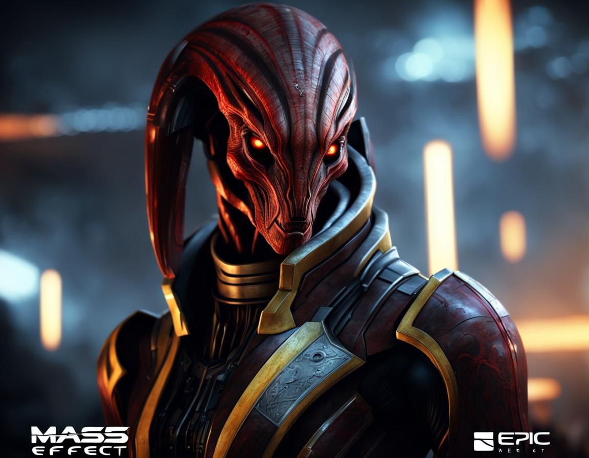 Mass Effect Turian Vorcha Hybrid Talons Mercenary Gang In Omega Underworld Ai Generated 5171