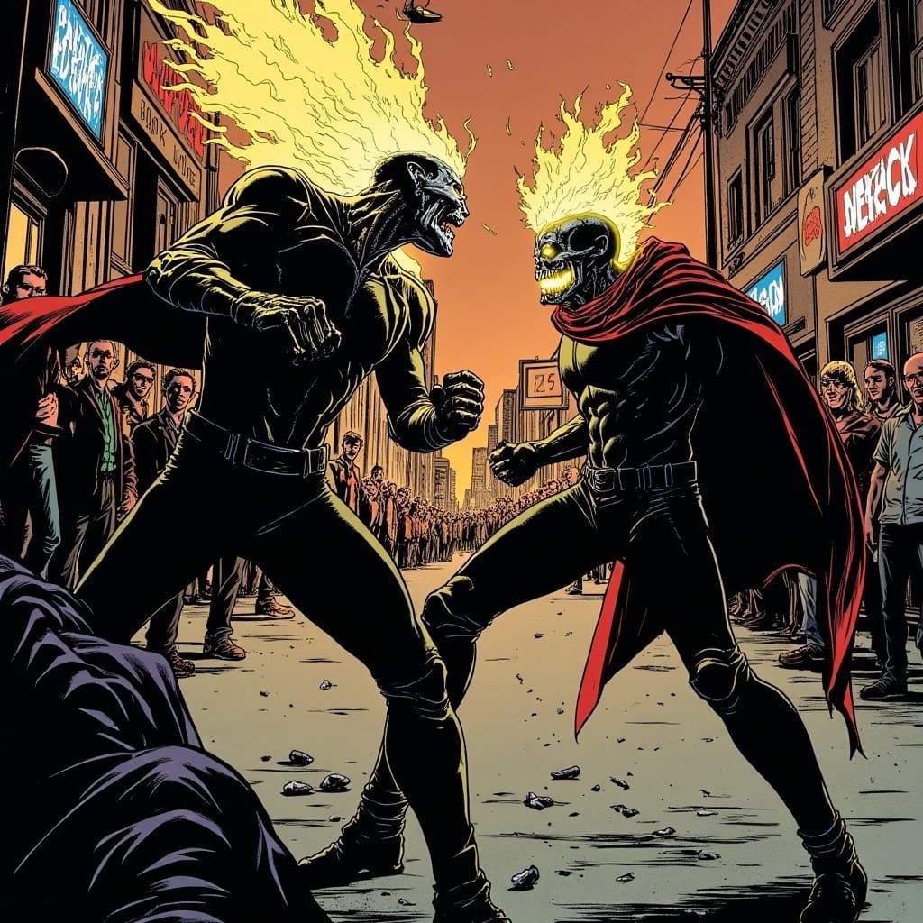 The fight is on fire