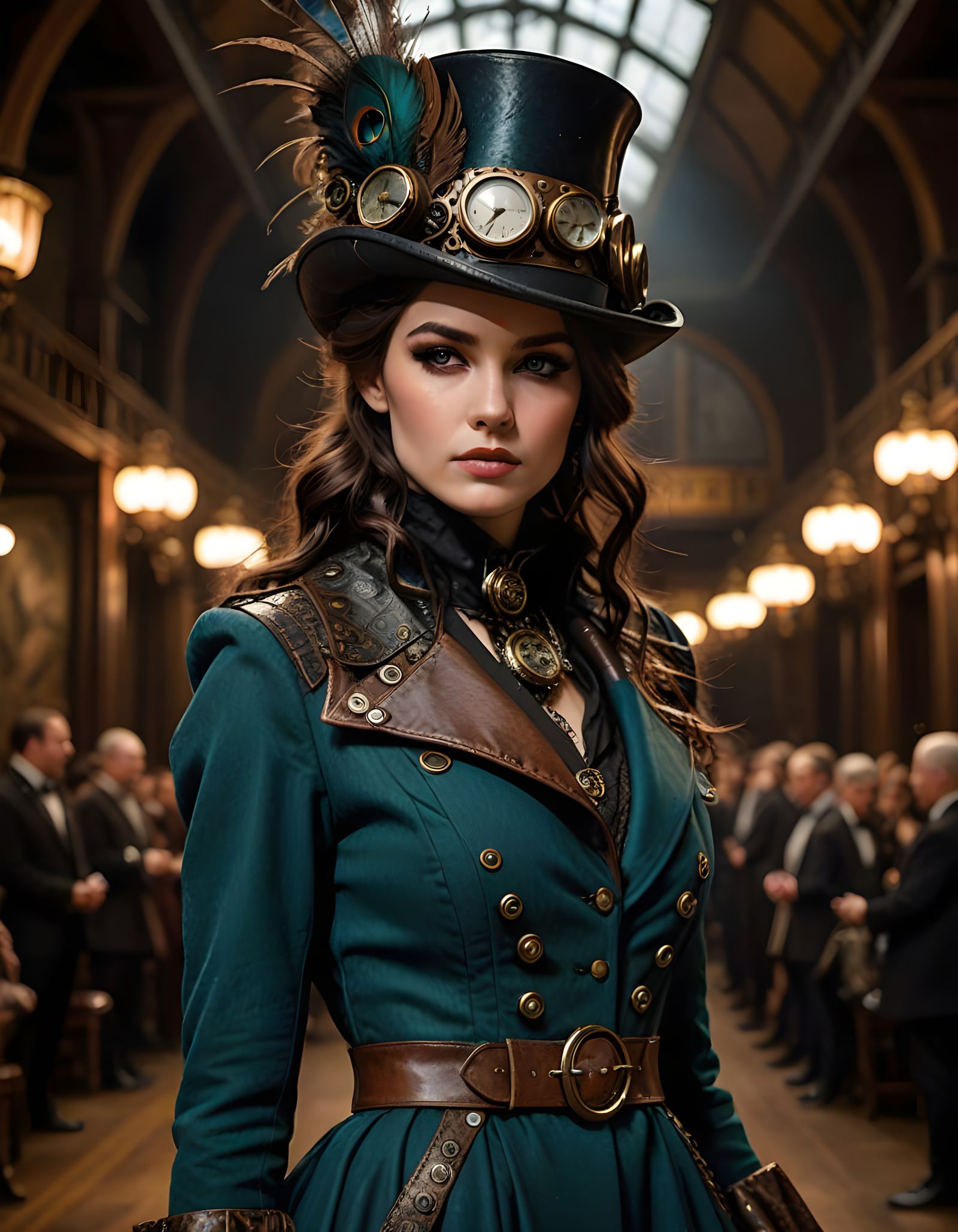 Steampunk fashion.  by @Doctor Mac