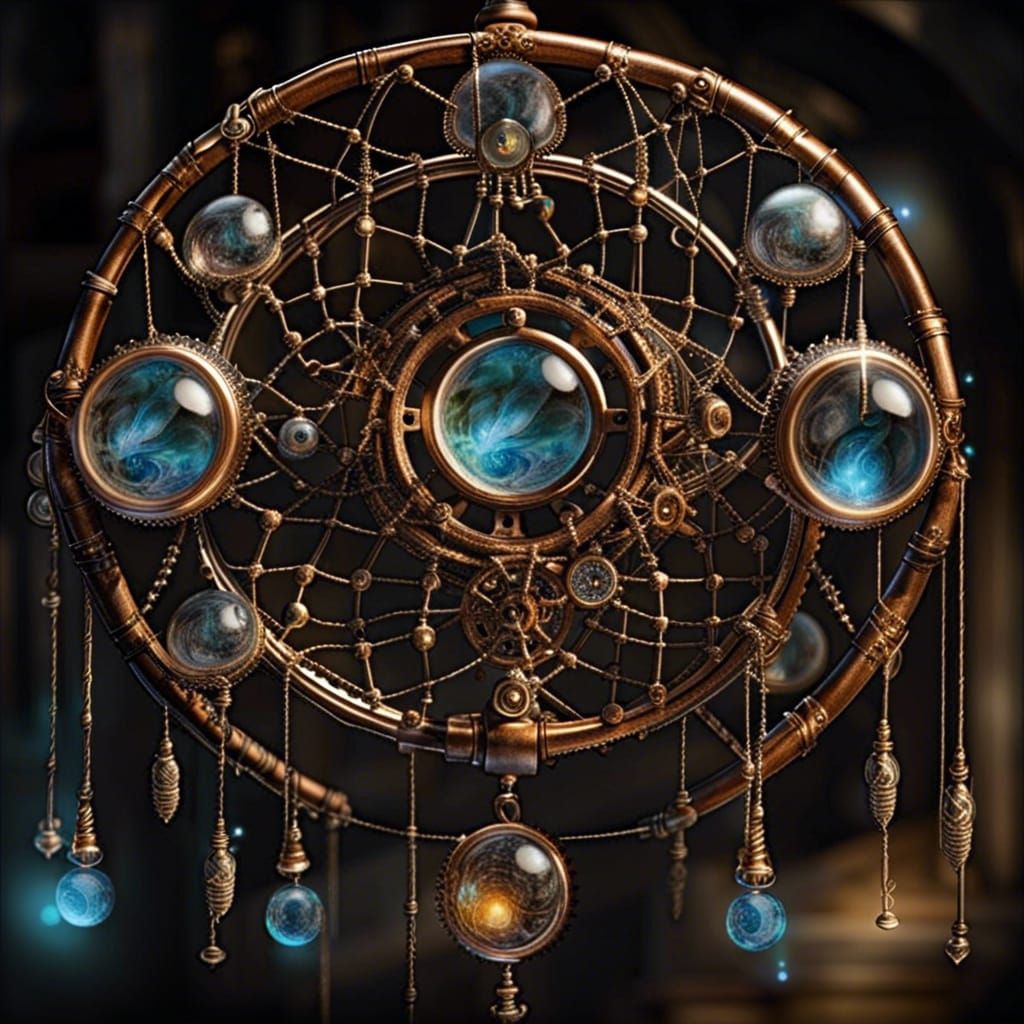 Crystal dream catcher   by @undefined