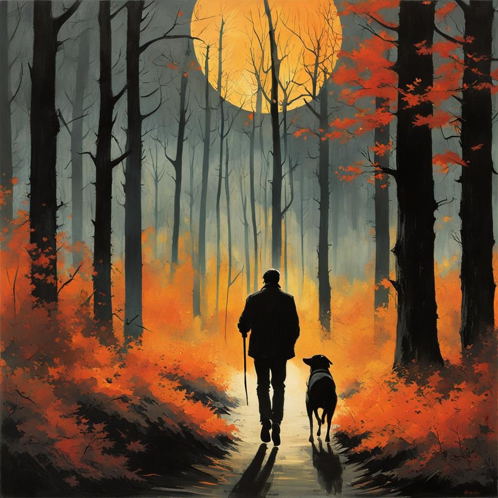 Man and his best friend  by @Relaxing Kiwi