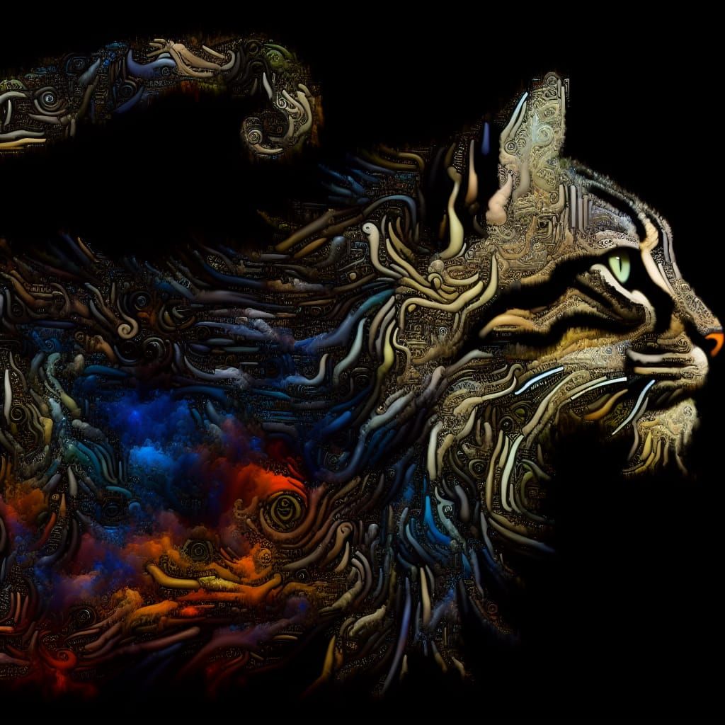 Vetruvian Cat in Flux